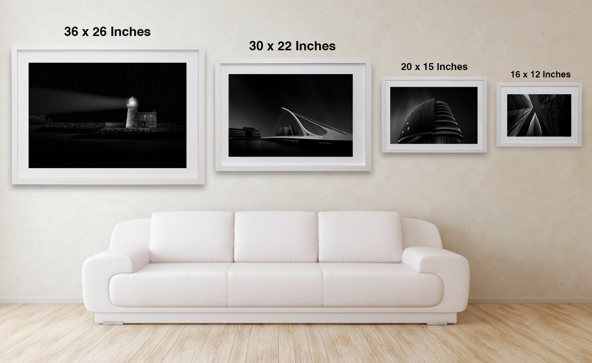 Sizes and prices